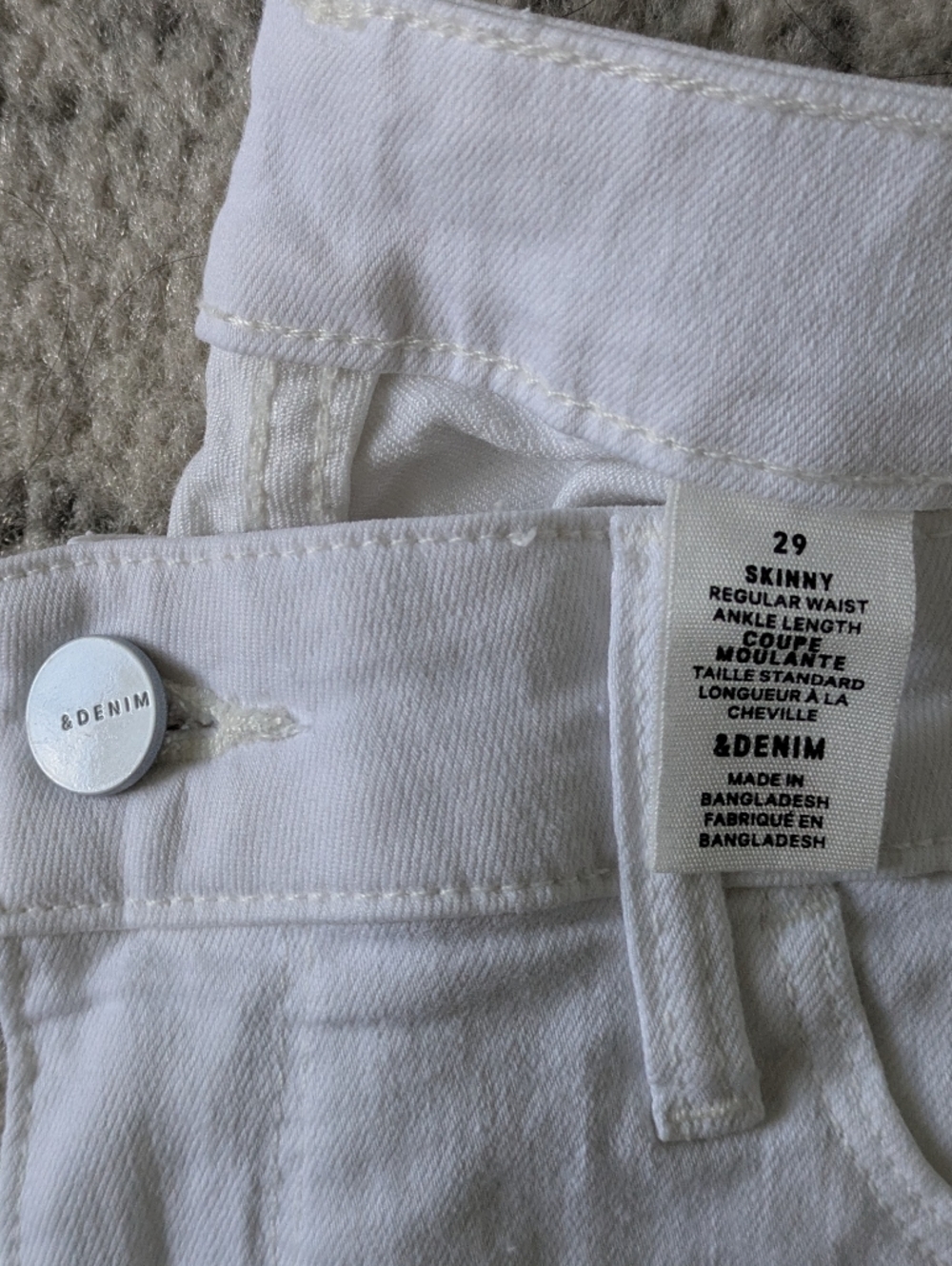 H&M White Denim - Picture 3 of 4